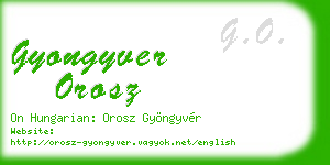 gyongyver orosz business card